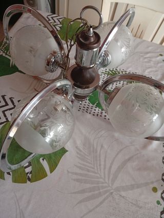 Lampara vintage 4 luces