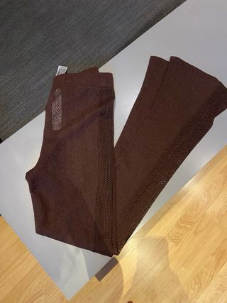 Pantalones playeros Zara marrón