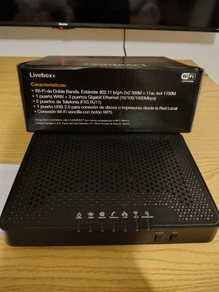 Livebox+ Router Wifi Dual Band