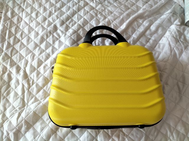 Trolley da viaggio beauty giallo