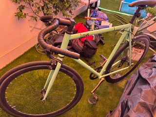 Bicicleta Fixie Verde menta