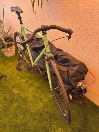 Bicicleta Fixie Verde menta