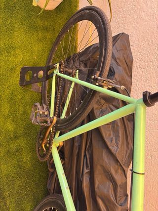 Bicicleta Fixie Verde menta