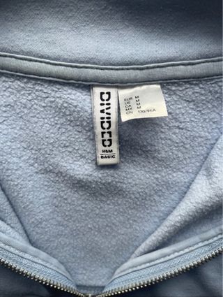 Sudadera azul bebé talla M - usada