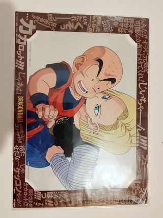 Cel Dragon Ball: Krilin y androide 18