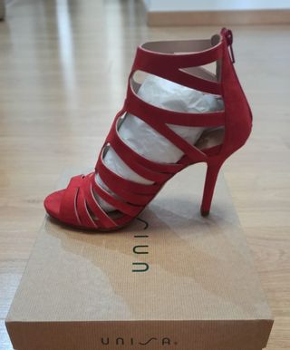 Sandalias rojas Unisa - Talla 39