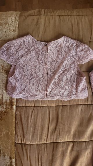 Vestido fiesta rosa - Talla M