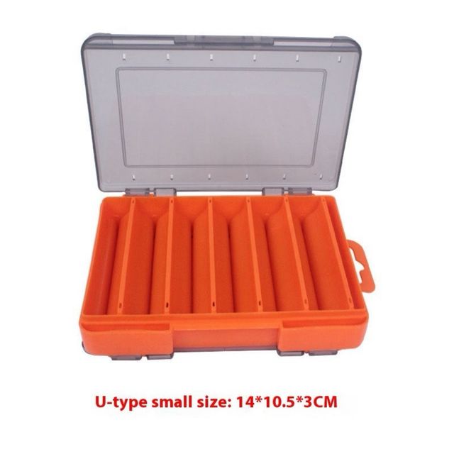 Caja portaseñuelos pesca disintos colores y tamaño