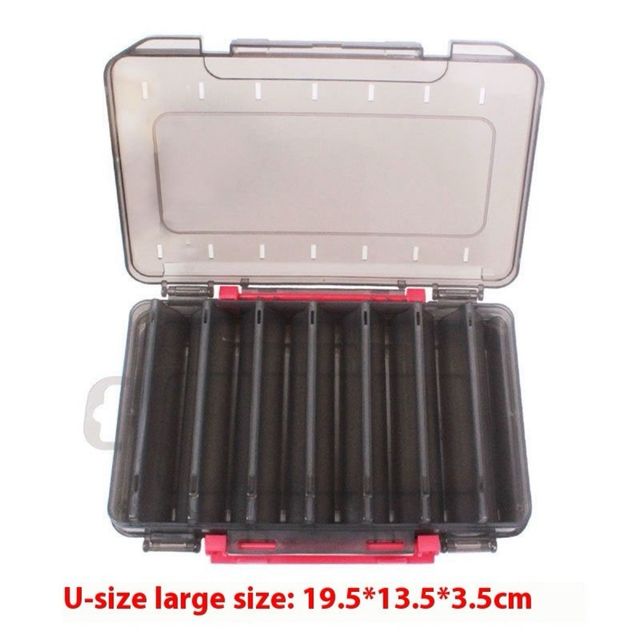 Caja portaseñuelos pesca disintos colores y tamaño