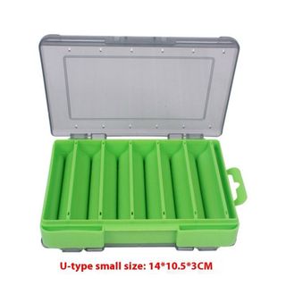 Caja portaseñuelos pesca disintos colores y tamaño