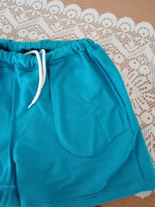 Shorts deportivos Guess turquesa - M