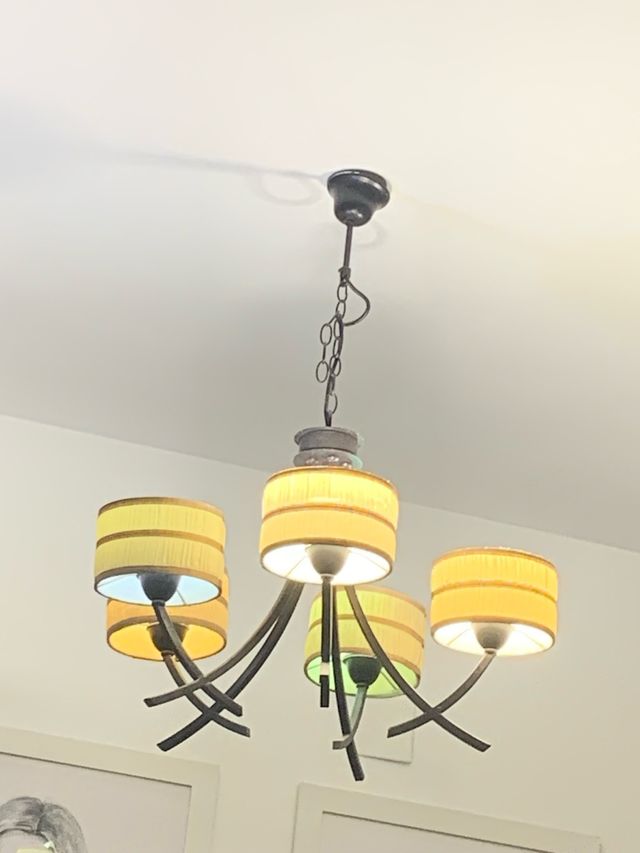 Lámpara techo 5 luces - Moderna. NEGOCIABLE 