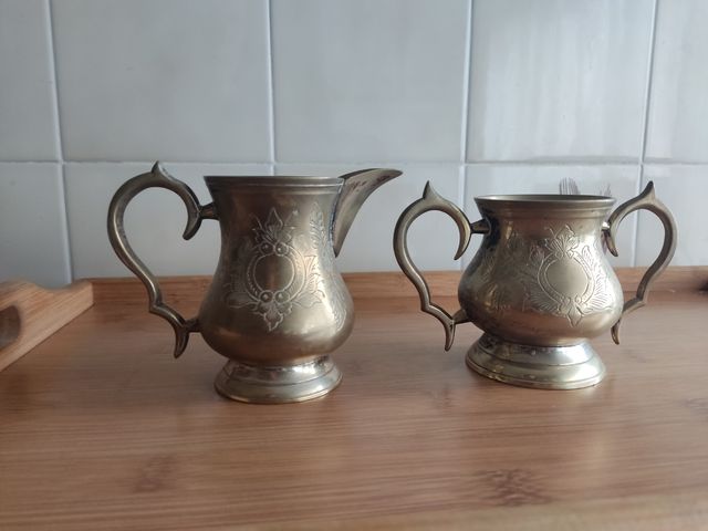 JUEGO DE CAFÉ Y TÉ ANTIGUO