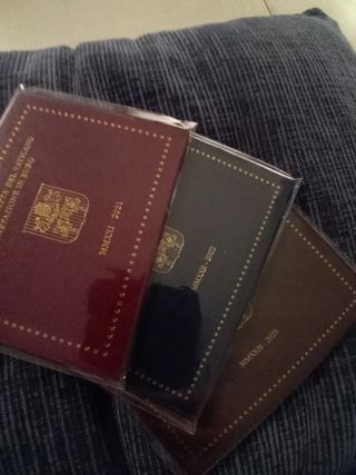 3 Custodie Monete Vaticano Divisionali