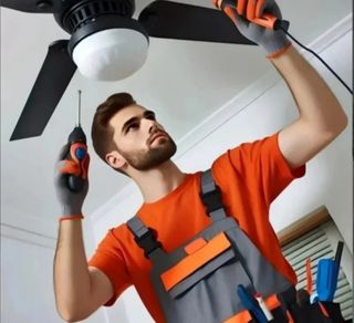 Ventilador techo - Negro y Gris