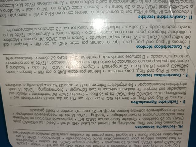 Cámara seguridad Avidsen IP WiFi