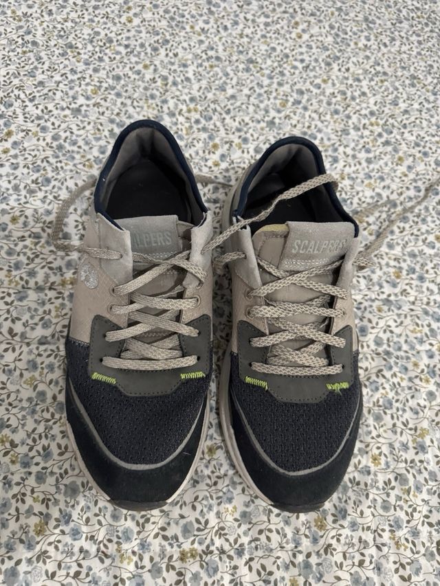Zapatillas Scalpers - Azul Gris
