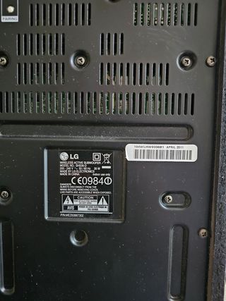 Barra sonido LG - negra