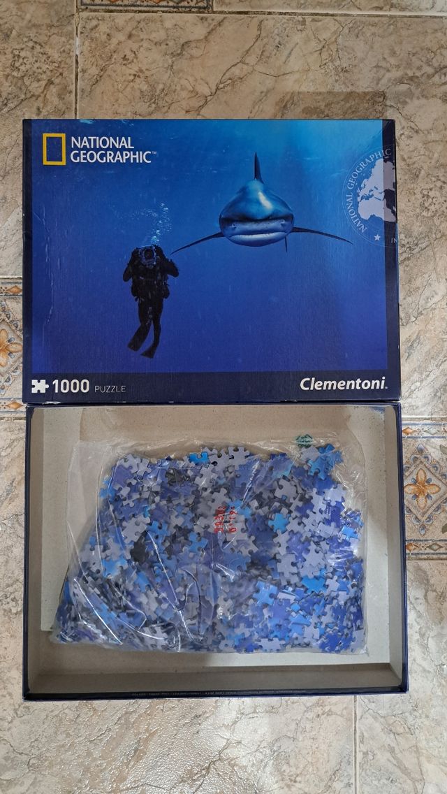 Puzzle National Geographic Tiburón 1000pzas