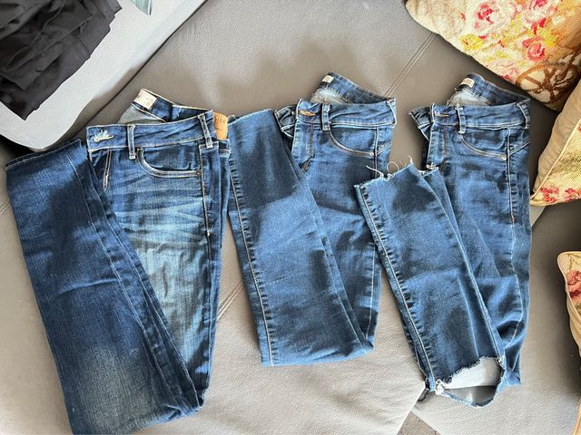 Lote de3 vaqueros largos
2 short vaqueros talla xs