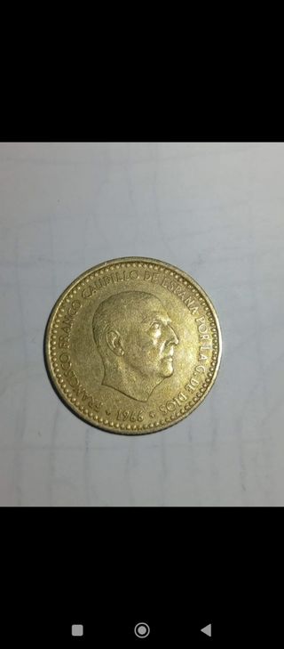 Moneda 1 Peseta España 1966