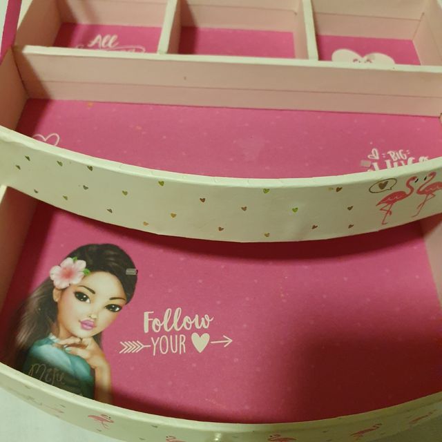 Joyero TopModel - Rosa y Blanco