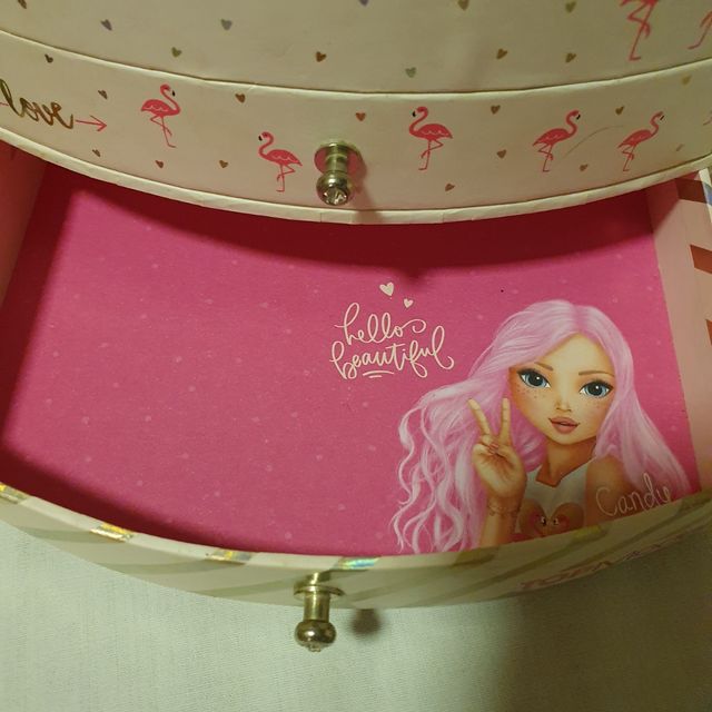 Joyero TopModel - Rosa y Blanco