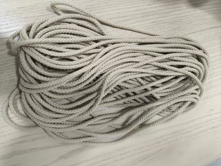 Cordão de algodão cru - artesanato