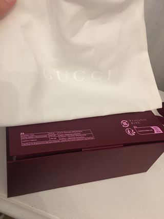 Set Gucci: scatola, busta e dust bag
