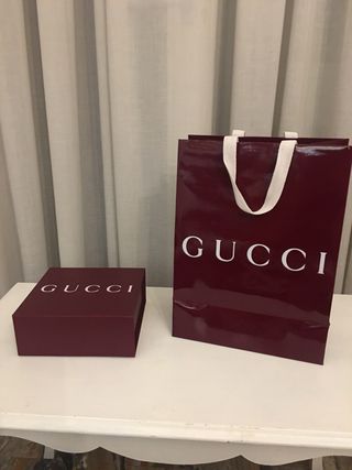 Set Gucci: scatola, busta e dust bag
