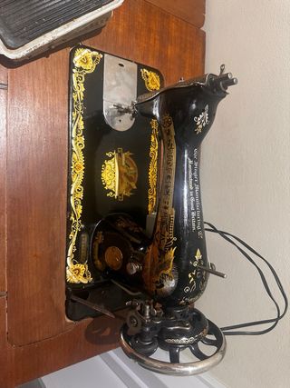 Máquina coser Singer 127 vintage año 1920