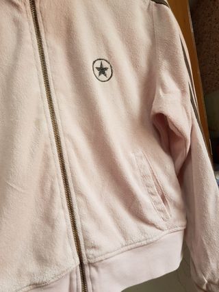 Sudadera Converse rosa talla XS