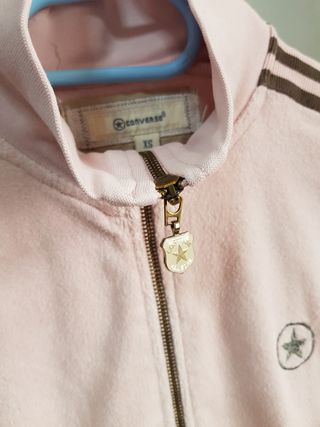 Sudadera Converse rosa talla XS