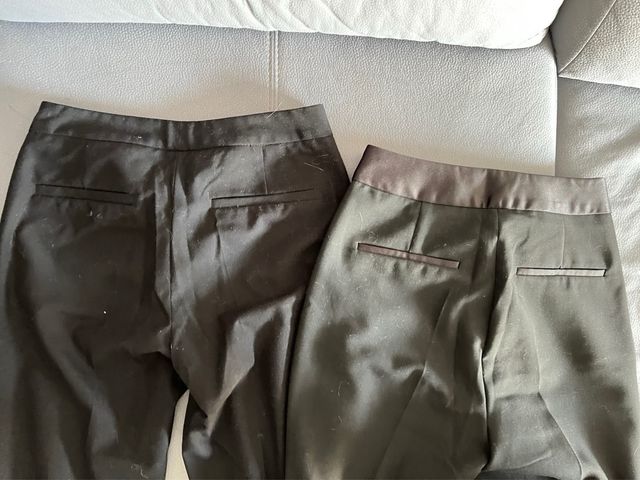 2 Pantalones Zara Basic negros