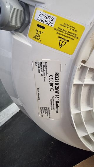 Radar Raymarine con cable