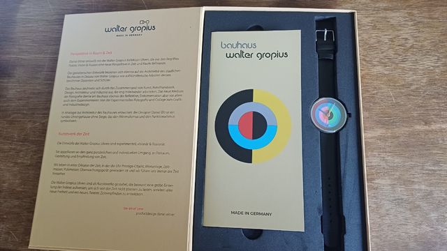 Reloj Bauhaus Walter Gropius