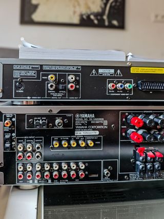 Yamaha equipo Home Cinema receptor, DVD, altavoces