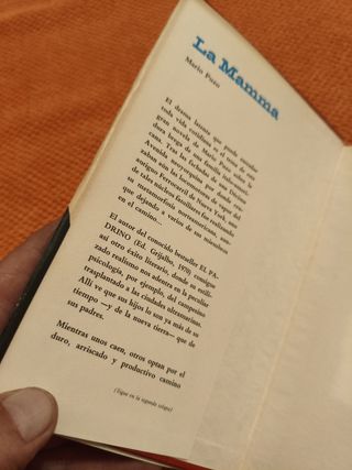 (ÚLTIMOs DÍAs) La Mamma. Mario Puzo