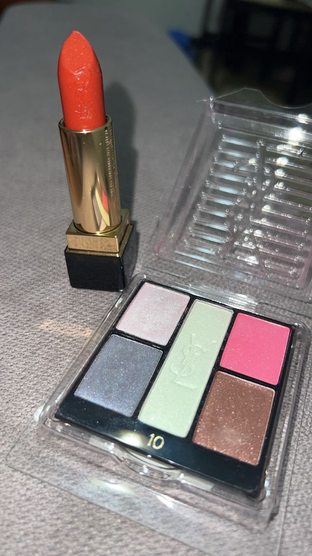 Yves Saint Laurent labiales y sombras