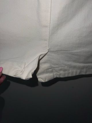 Minifalda blanca Bershka