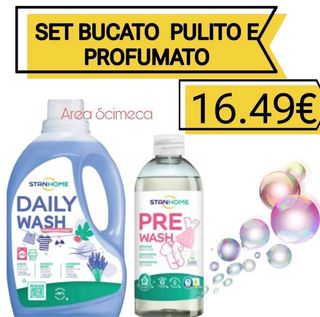Detersivo bucato Stanhome: Daily Wash + Pre Wash