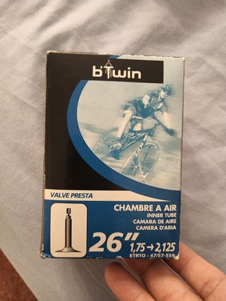 Cámaras aire bici 26" (4 unid)