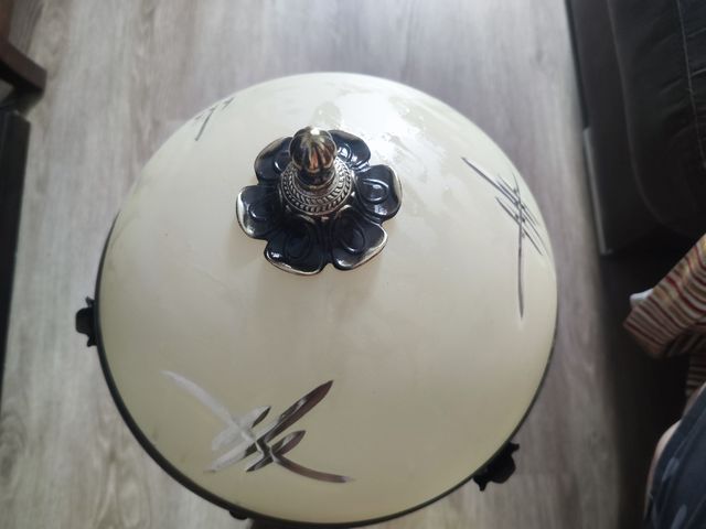 Lampada da soffitto vintage dorata