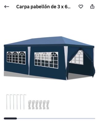 carpa nueva estrenar 120 €