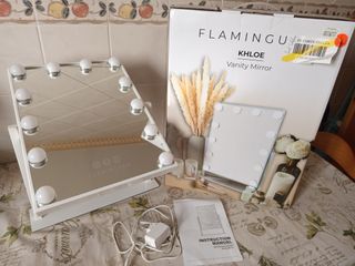 Espejo LED maquillaje con luz regulable