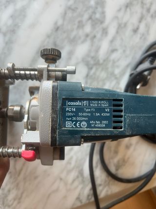 Fresadora Casals 430W Con dos Fresas