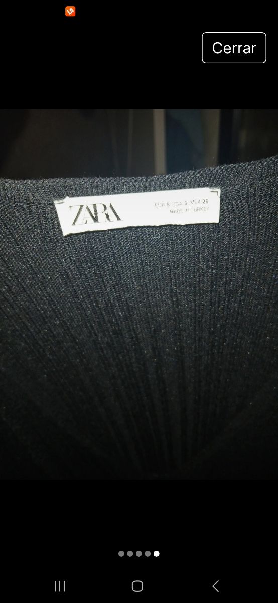 Mono Zara negro - Punto es una S da hasta Xl