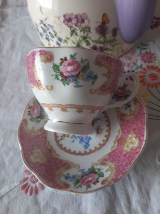 Tazzina tè Venezia Gold collection in porcellana