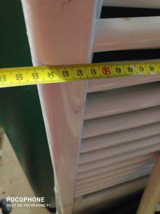 Dos radiadores toallero blancos