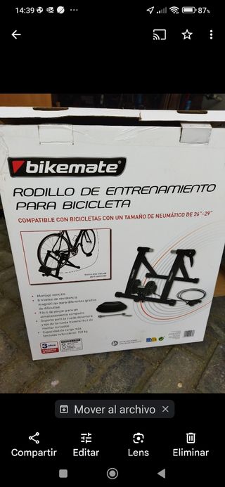 Rodillo para bicicleta 